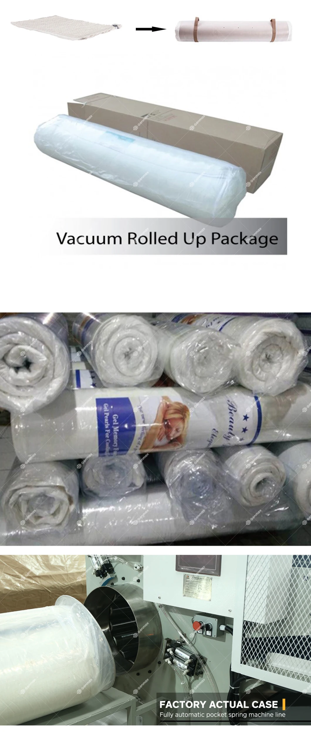 Automatic Mattress Roll Packing Machine