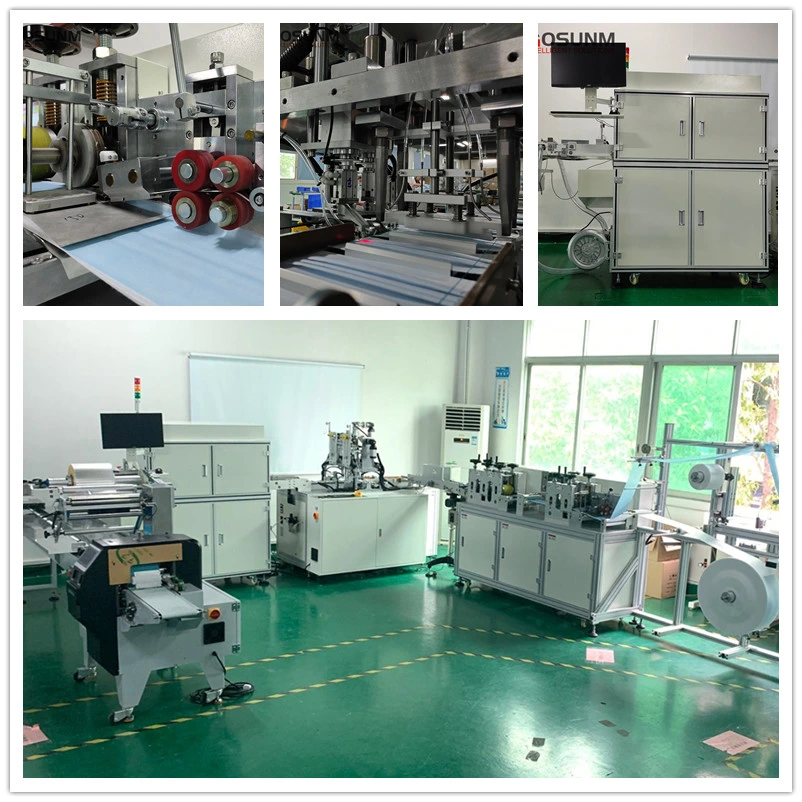 Advanced Design Fully Automatic Flat Mask Making Machine with Inspection Packaging Production Line with Good Supervision of Production